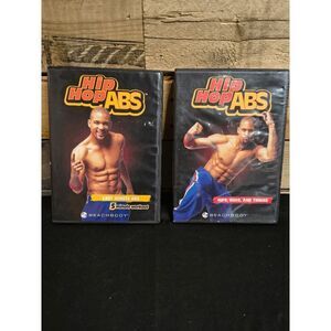 Lot of 2 DVDs - Hip Hop Abs - Last Minute Abs / Hips, Buns, and Thighs Beachbody